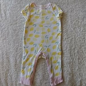 Romper with Lemon Pattern